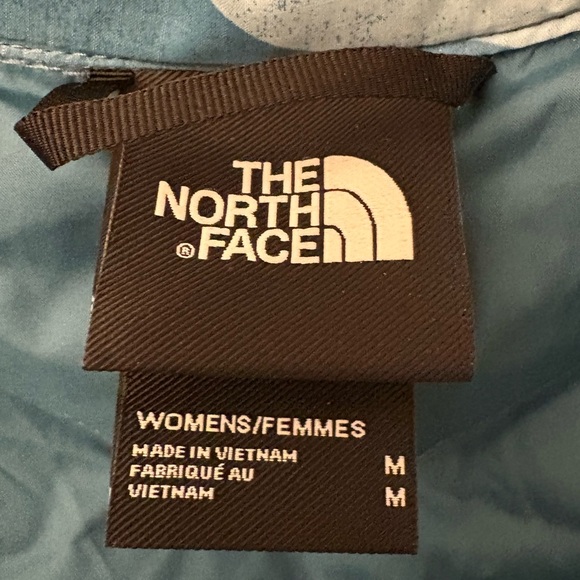 The North Face 550 Down Puffer Vest Camo Womens Medium Outerwear Ski Snowboard - Picture 2 of 11